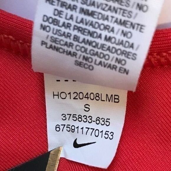 Nike red Sports Bra size S….0117 - Picture 3 of 4